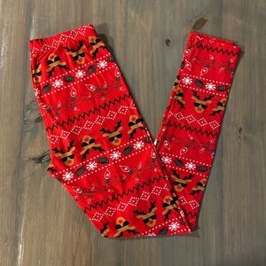 Sunglass Reindeer Leggings